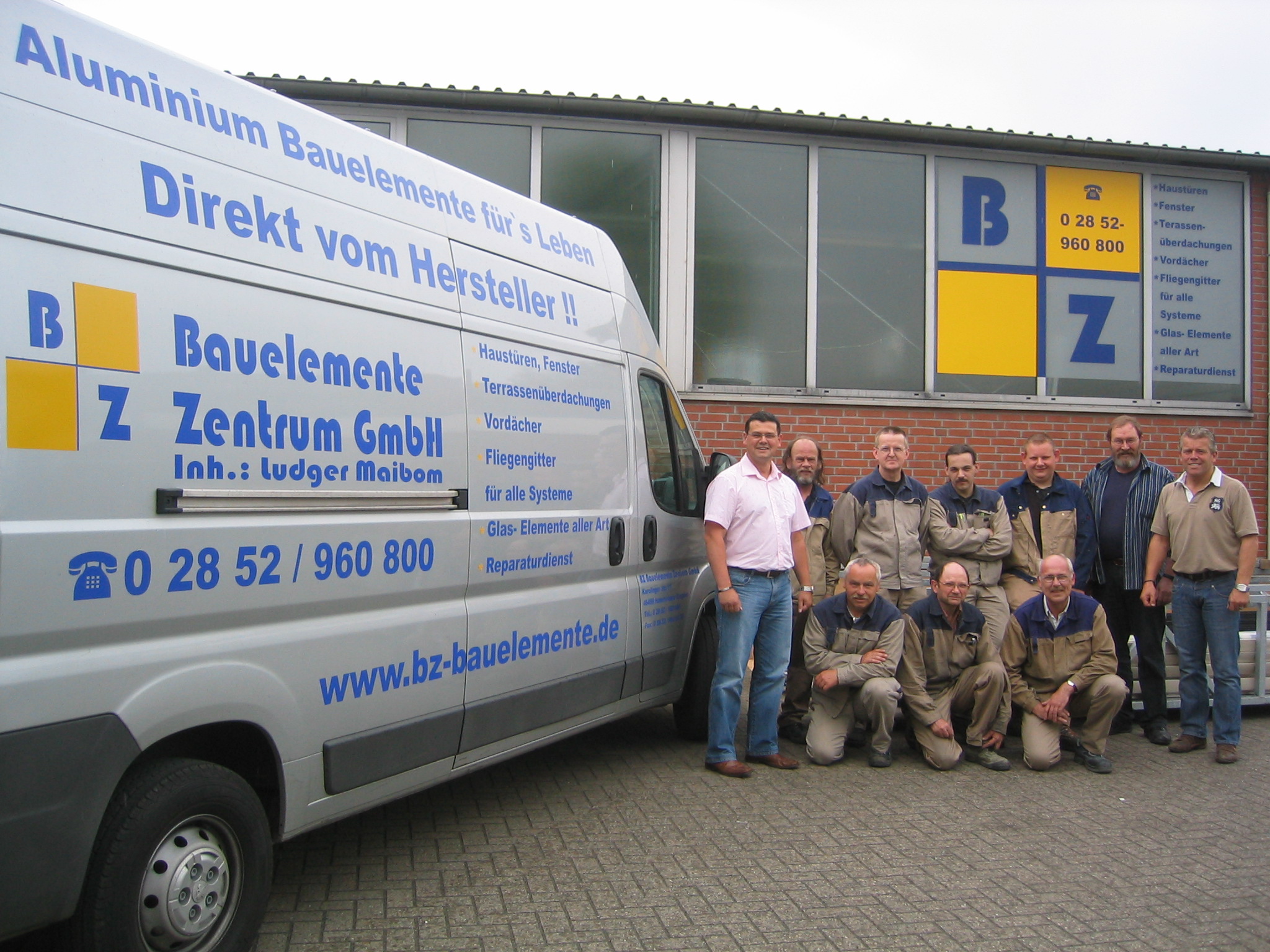 Mitarbeiter BZ Bauelemente Zentrum GmbH 2008