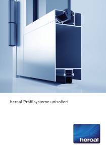 Prospekt Rauchschutztürsystem heroal D 65 SP